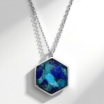 Collana in argento con Gemma