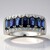 Anello in oro con Zaffiro Ceylon Blu (CIRARI)