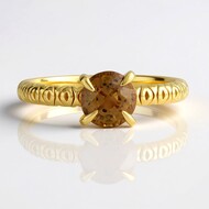 Sunset Zircon Silver Ring (Adela Silber)