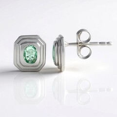 Orecchini in argento con Smeraldo Color Paraiba
