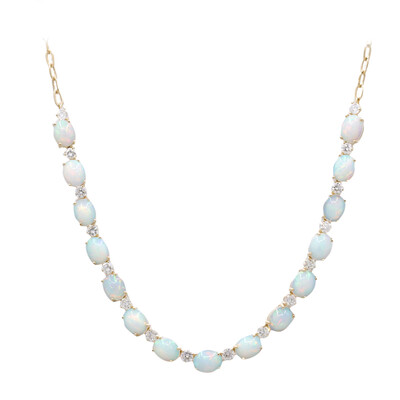 Collana in oro con Opale di Welo AAA (CIRARI)