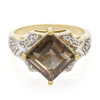 Smoky Quartz Silver Ring
