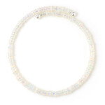 Welo-Opal-Stahlarmreif (Riya)