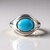 Anello in argento con Turchese Sleeping Beauty (Faszination Türkis)