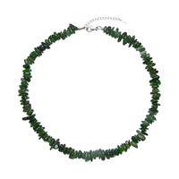 Collier en argent et Néphrite