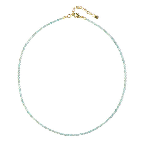 Collier en argent et Apatite bleue