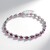 Bracelet en argent et Grenat Rhodolite