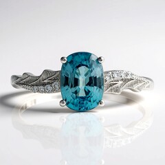 Gouden ring met een Ratanakiri zirkoon
