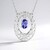 Collana in argento con Tanzanite (Ornaments by de Melo)