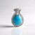 Ciondolo in argento con Turchese Sleeping Beauty