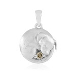 I2 Champagner-Brillant-Silberanhänger (de Melo Essence)