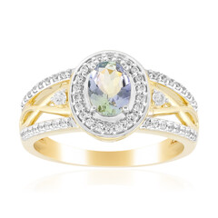 Bague en or et Tanzanite non chauffée
