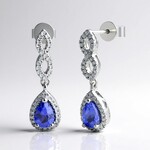 Orecchini in oro con Tanzanite AAA (CIRARI)