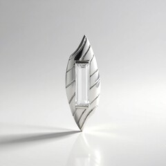 Ciondolo in argento con Quarzo Bianco (MONOSONO COLLECTION)