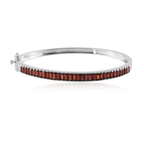 Bracelet en argent et Grenat du Mozambique