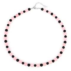 Collana in argento con Quarzo Rosa