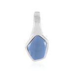 Blauer Opal-Silberanhänger (MONOSONO COLLECTION)