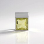 Ciondolo in argento con Quarzo Limone (MONOSONO COLLECTION)