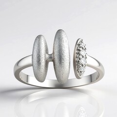 Anello in argento con Diamante I1 (G) (Annette)