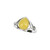 Anello in argento con Ambra Baltica (dagen)