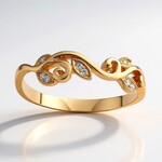 Anello in oro con Diamante I1 (H) (CIRARI)