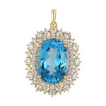 Marambaia-Topas-Silberanhänger