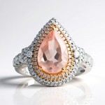 Anello in oro con Morganite AAA (CIRARI)