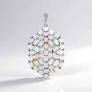 Ciondolo in argento con Opale di Welo