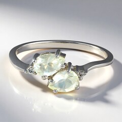 Anello in argento con Ortoclasio