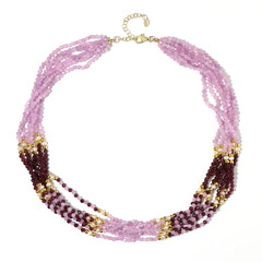 Collier en argent et Kunzite (Riya)