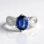 Anello in argento con Cianite del Nepal