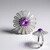 Anello in argento con Ametista