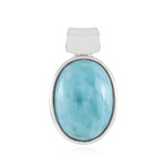 Larimar-Silberanhänger (MONOSONO COLLECTION)