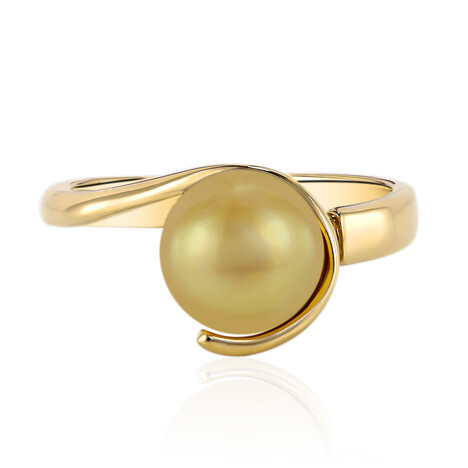 Bague en argent et Perle de culture d'eau douce (TPC)