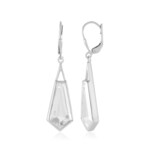 Orecchini in argento con Quarzo Bianco