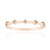 Anillo en oro con Diamante rosa de Francia de Argyle SI1 (Annette)
