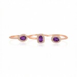 Siberian Amethyst Silver Ring (de Melo Essence)