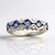 Anello in argento con Tanzanite
