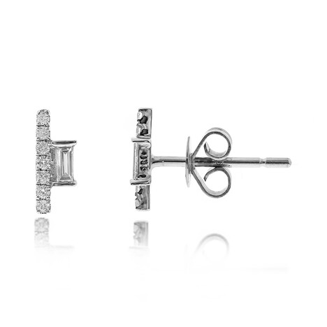 SI2 (H) Diamant-Goldohrringe (CIRARI)