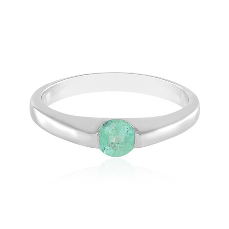 Russischer Smaragd-Silberring