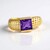 Anello in argento con Ametista (Ornaments by de Melo)