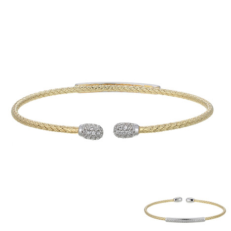Bracciale in argento con Zircone (Adela Silber)