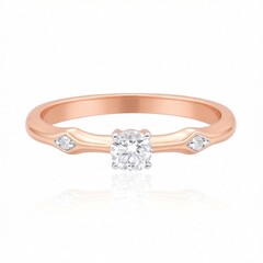 Anello in oro con Diamante SI1 (G)