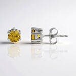 Orecchini in argento con Scapolite