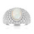 Australischer Opal-Silberring