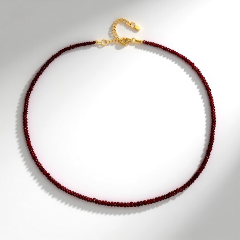 Collana in argento con Rubino del Madagascar
