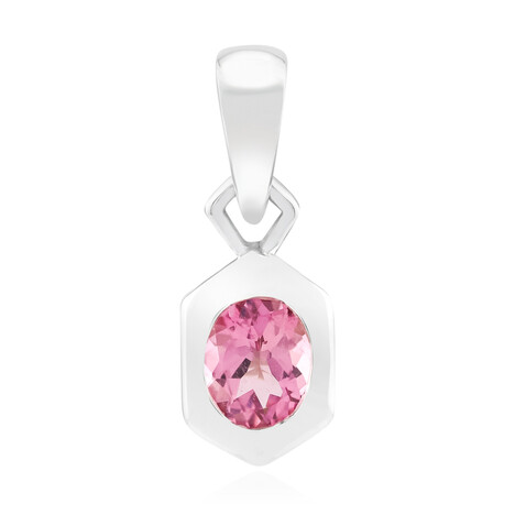 Ciondolo in argento con Tormalina Rosa Brasiliana (Pallanova)
