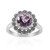 Bague en argent et Améthyste