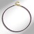 Collana in argento con Granato Mozambico