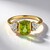 Anello in oro con Sfene
